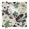 Walking around Walden - 2020 - terracotta ceramica dipinta, objet trouvé, legno e plexiglass - cm 86x86x10